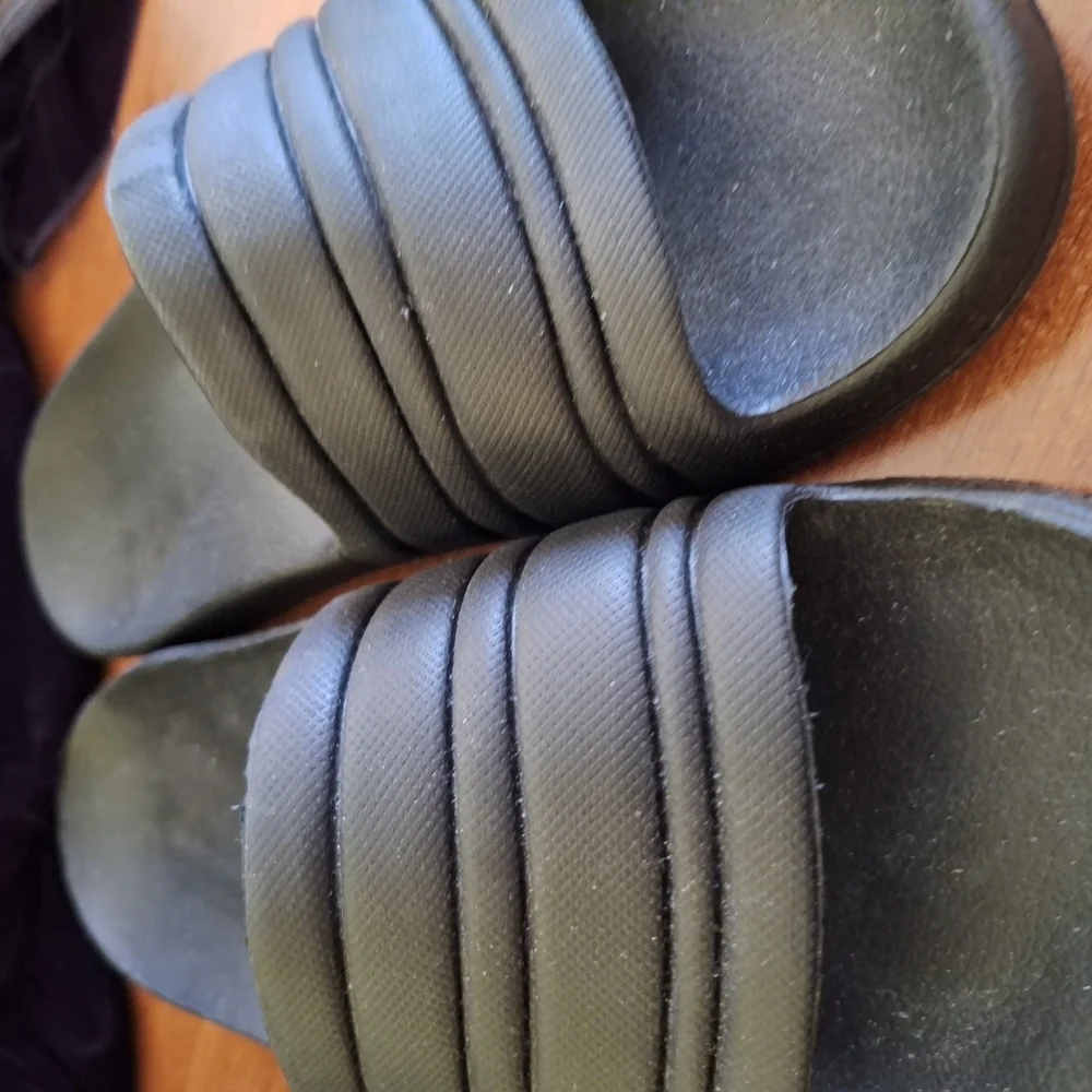 Black Slide Sandals
